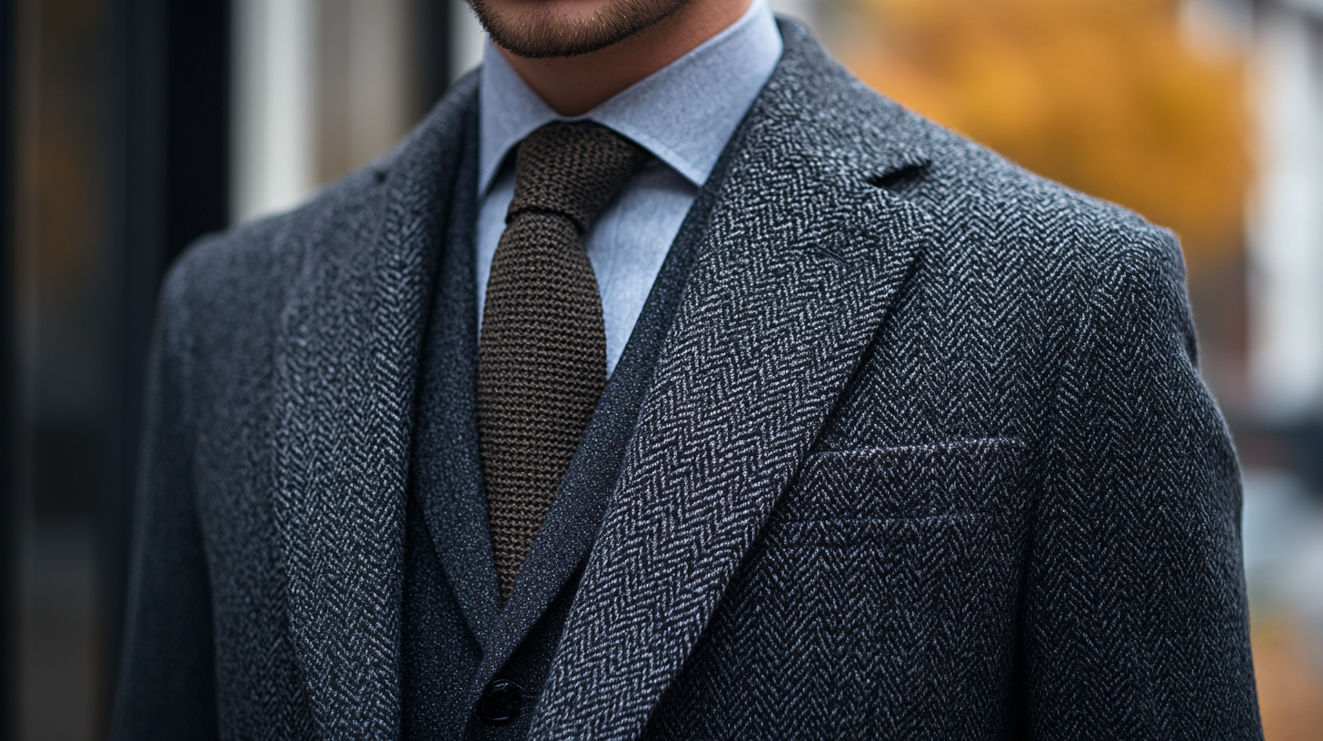 
A charcoal or grey shirt is the perfect choice for a more subdued, sophisticated look when paired with a black suit and brown shoes. The muted tones add depth to your outfit while maintaining a formal appearance, ensuring you look sharp without drawing too much attention.