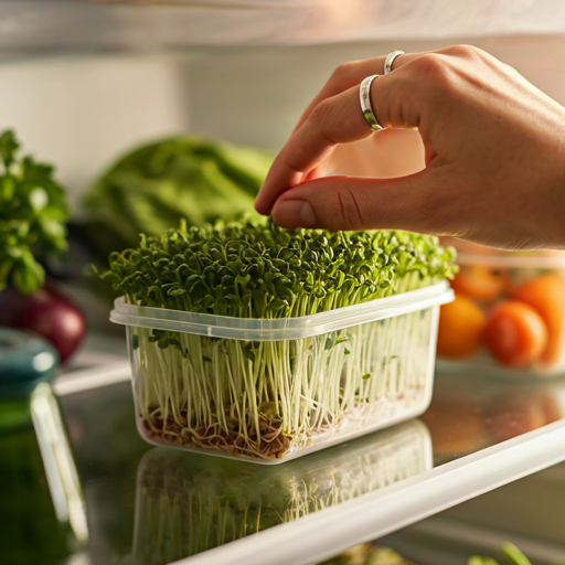 Storing Your Fresh Alfalfa Sprouts