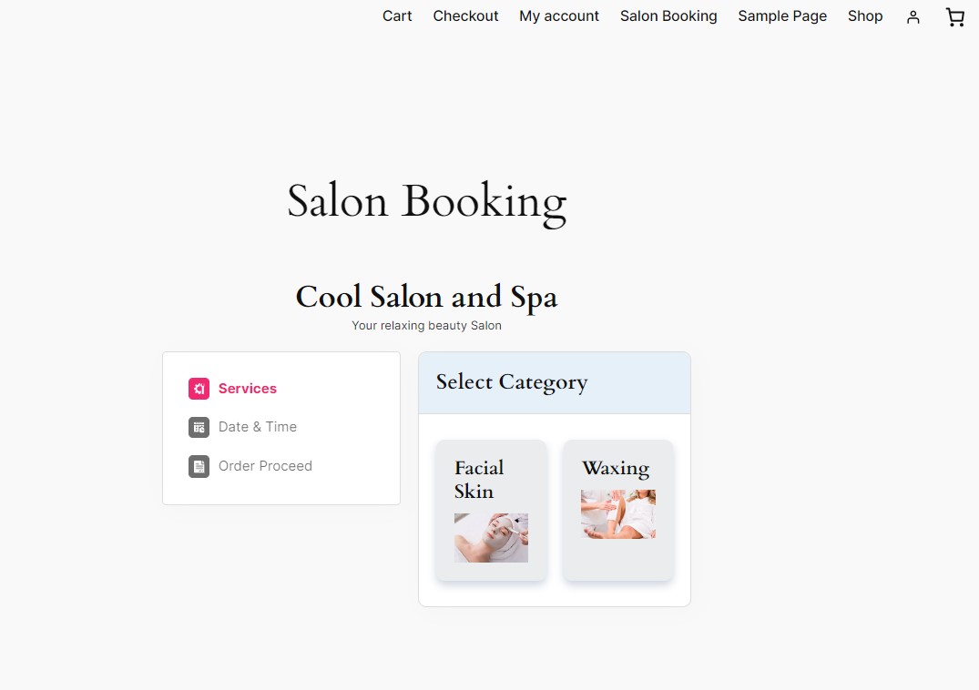 How to Make Salon website using WordPress Salon Booking Plugin 19