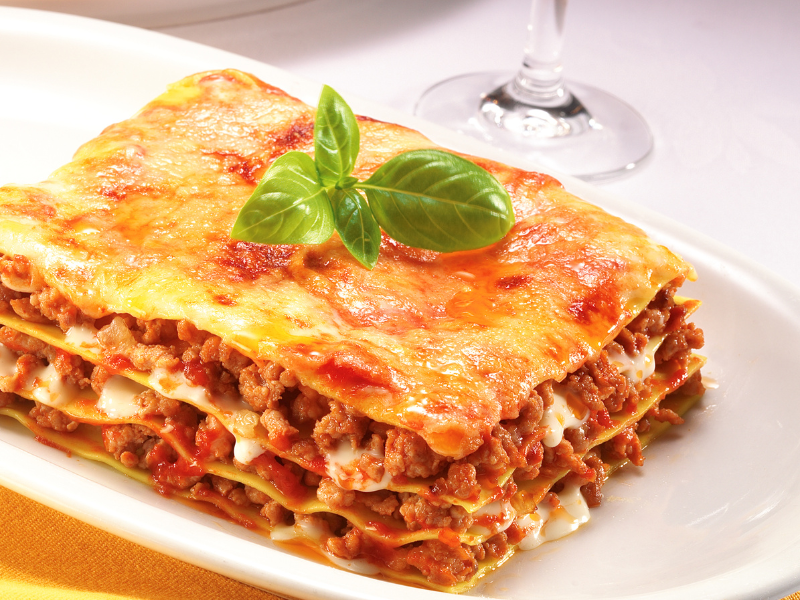 spicy sausage lasagna