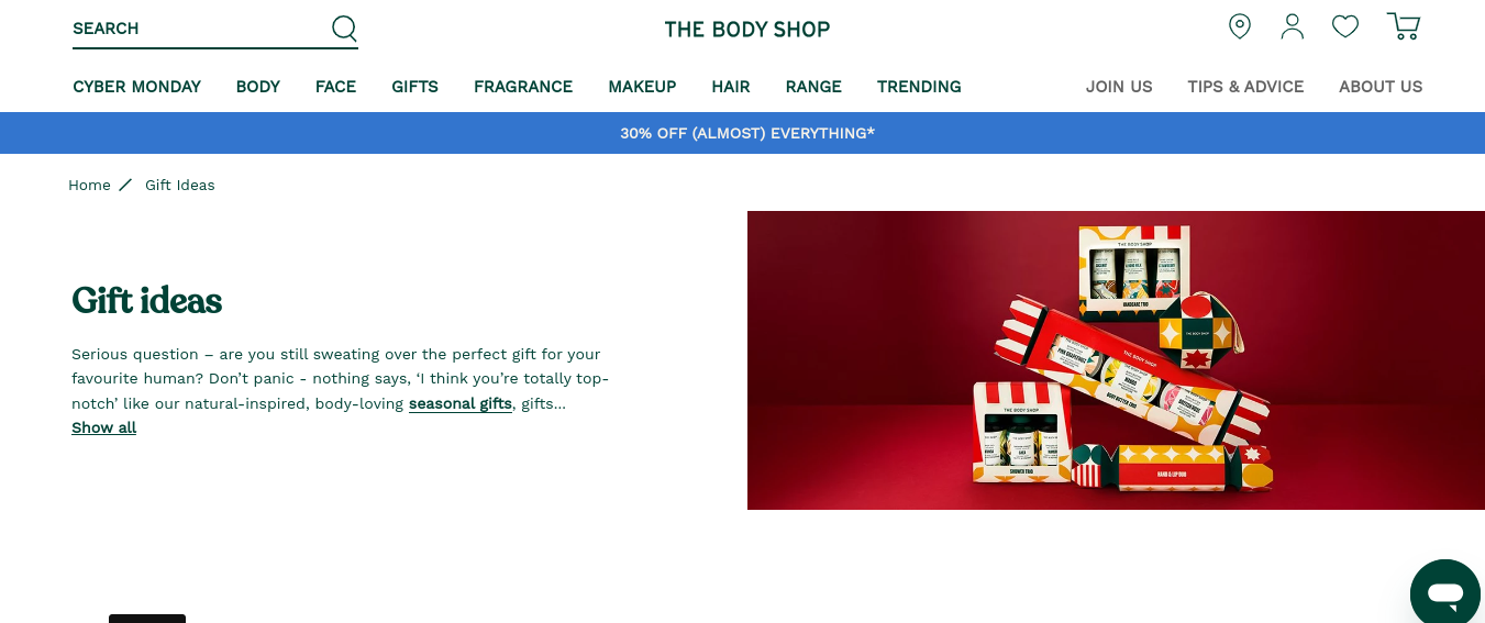 the body shop gift ideas