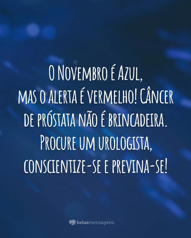 Homenagem ao Novembro Azul