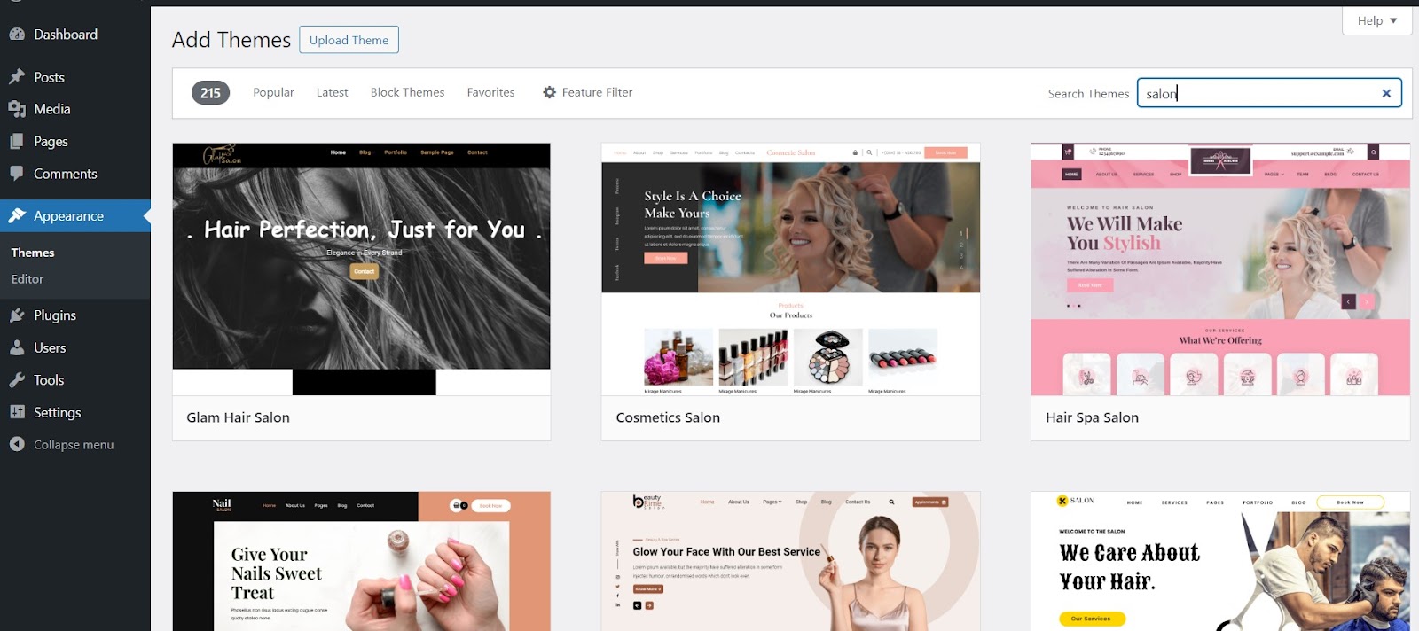 How to Make Salon website using WordPress Salon Booking Plugin 12