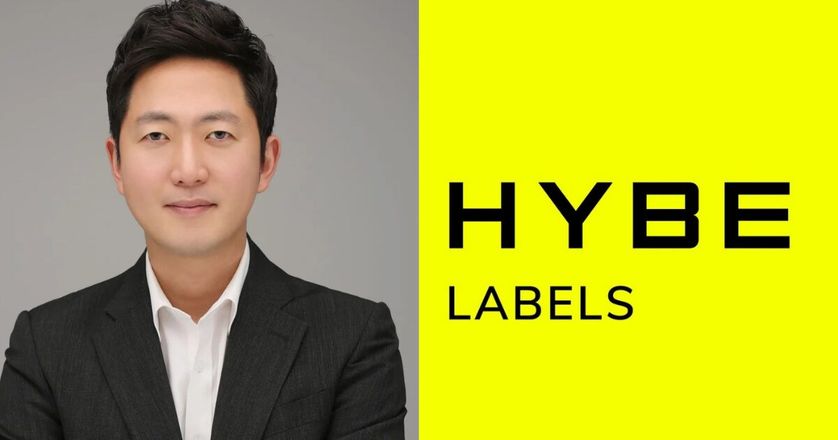 This contain an image of  HYBE CEO Jason Lee 