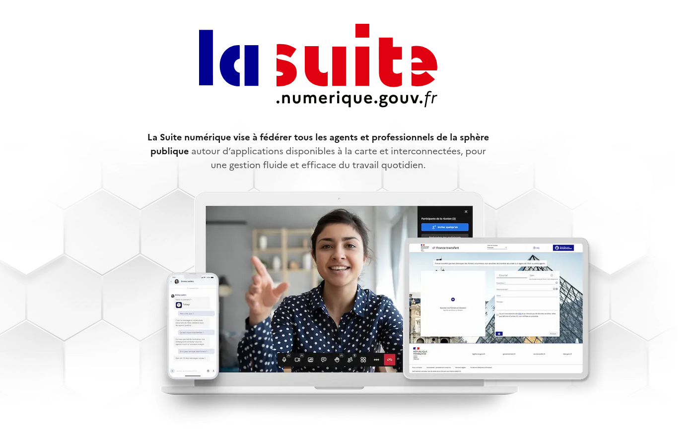 Screenshot of https://lasuite.numerique.gouv.fr