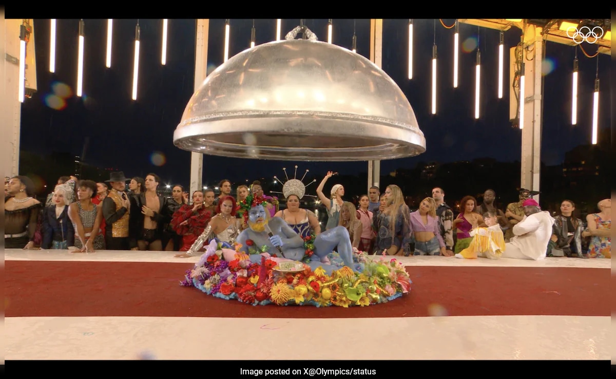At Paris Olympics Opening Ceremony, Drag Parody Of 'The Last Supper' Draws Flak