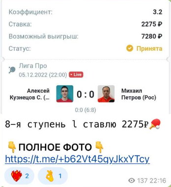 e bet телеграм канал