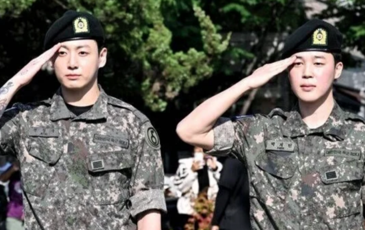 This contains an image of BTS Jimin Jungkook Season 2 Filming