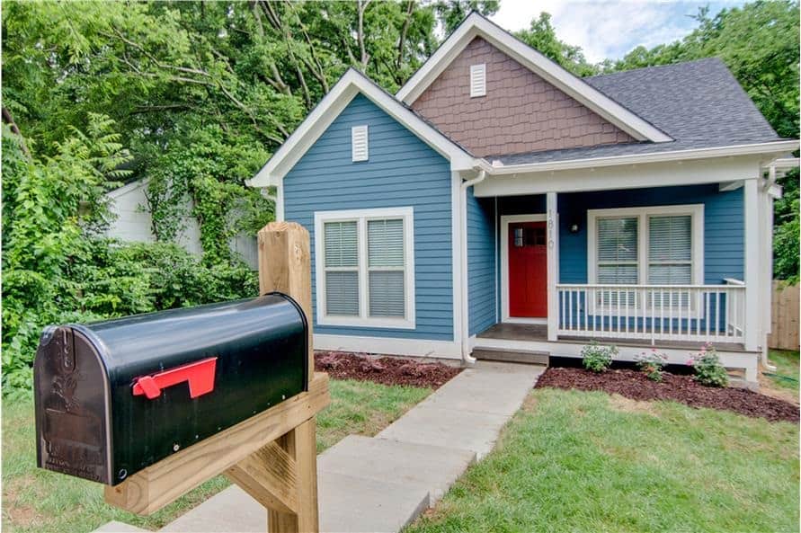 3-Bedroom Single-Story Bungalow Home for a Narrow Lot with Open Living Space
