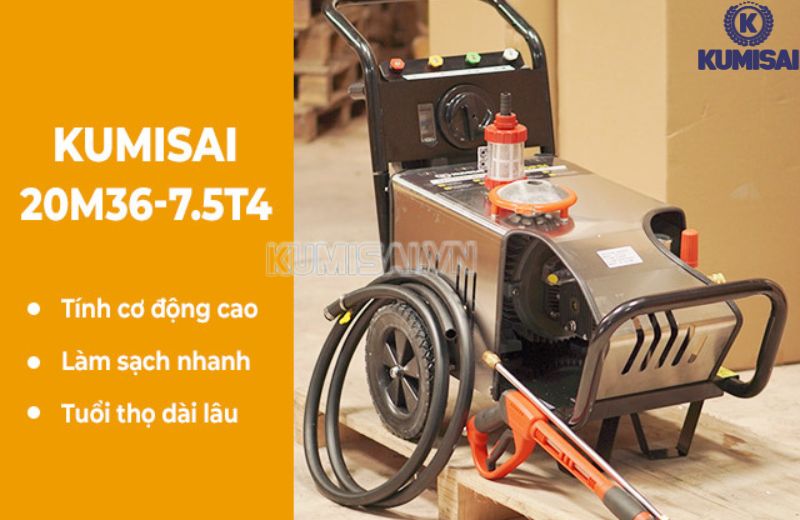 Máy xịt rửa xe Palada 20M36-7.5T4