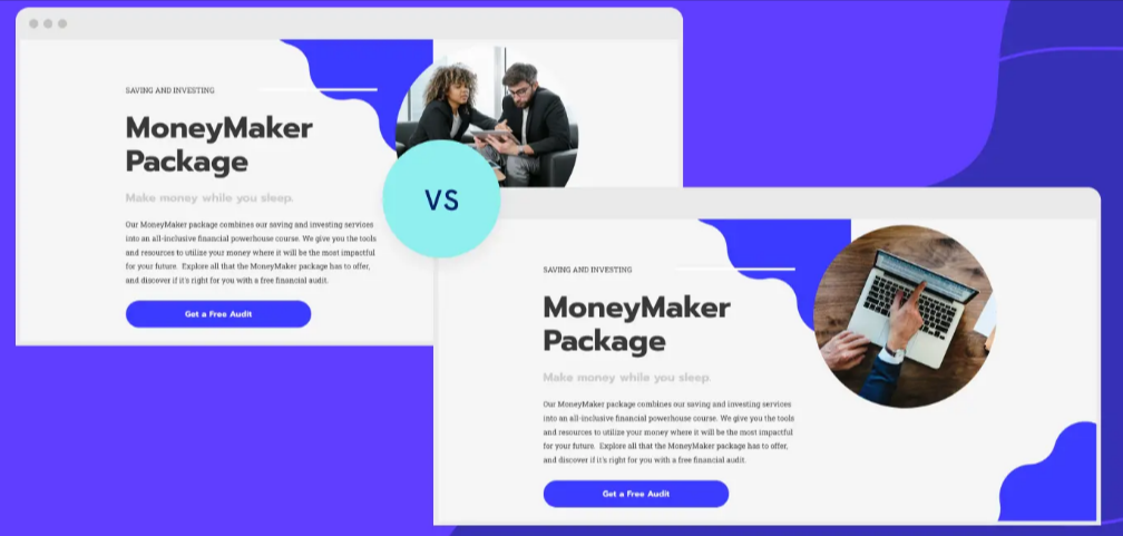 Leadpage A/B testing for perfect landing pages