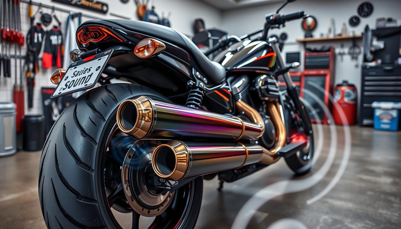 Slip-on exhaust for Bike Sound Personalization