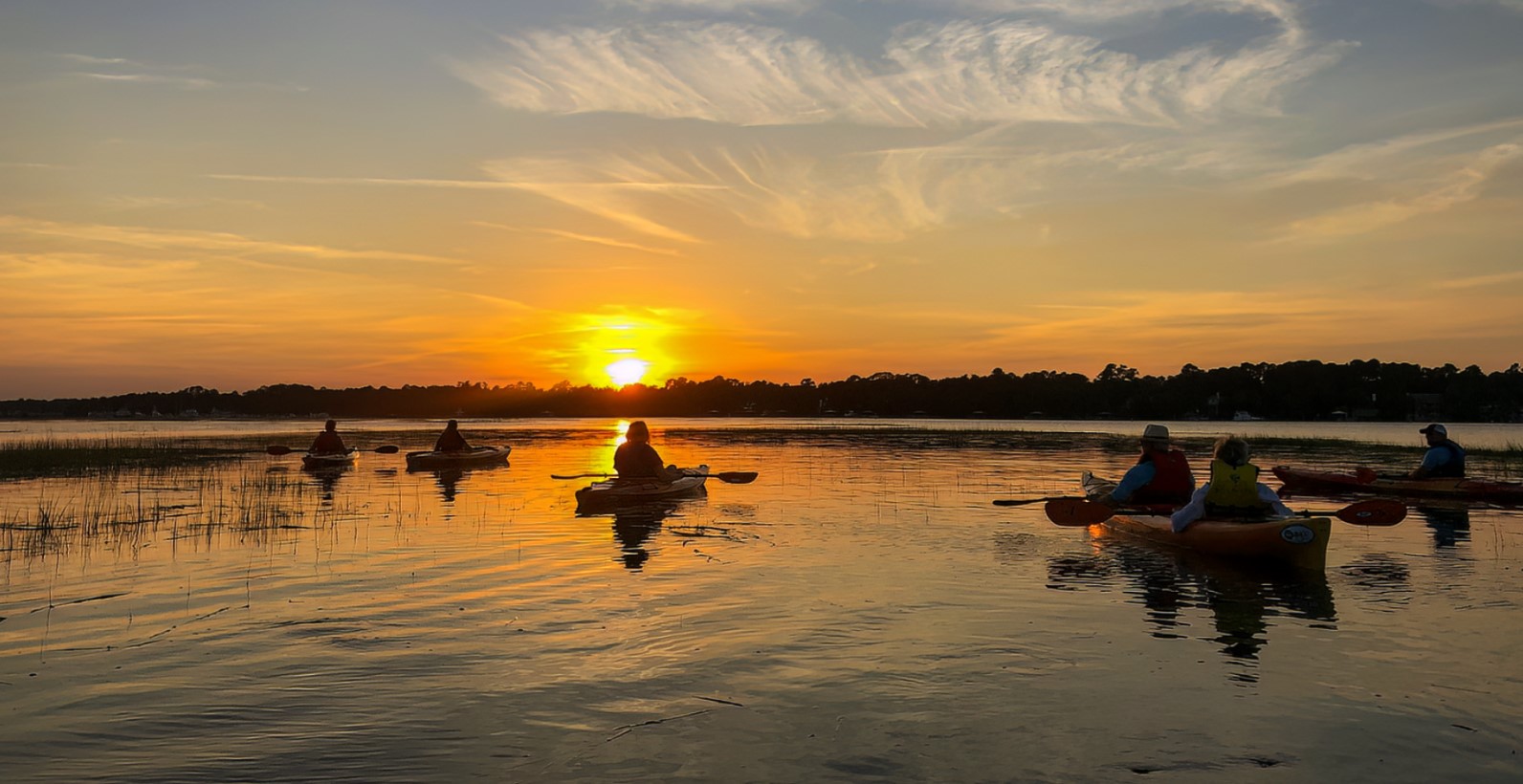 Full Moon Kayak at Hilton Head Island