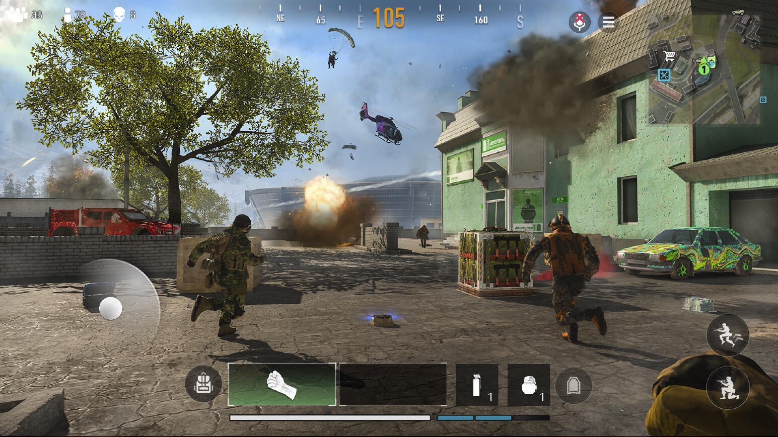 Screenshot of Call of Duty: Warzone Mobile gameplay