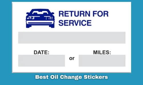 what does mileage on oil change sticker mean