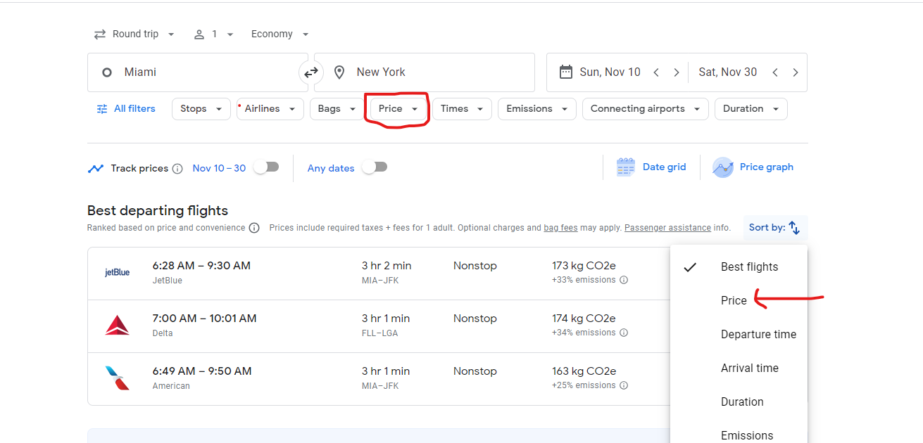 how to get the cheapest google flights 