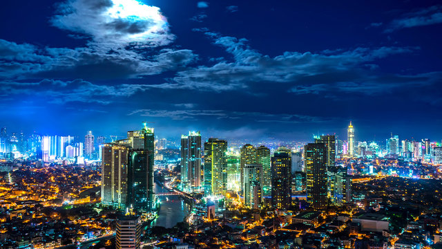 Manila Skyline by night