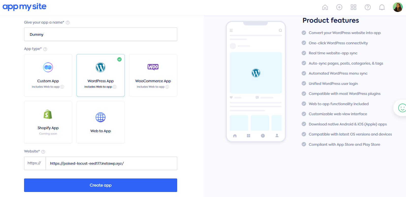 how to convert a website to a mobile app