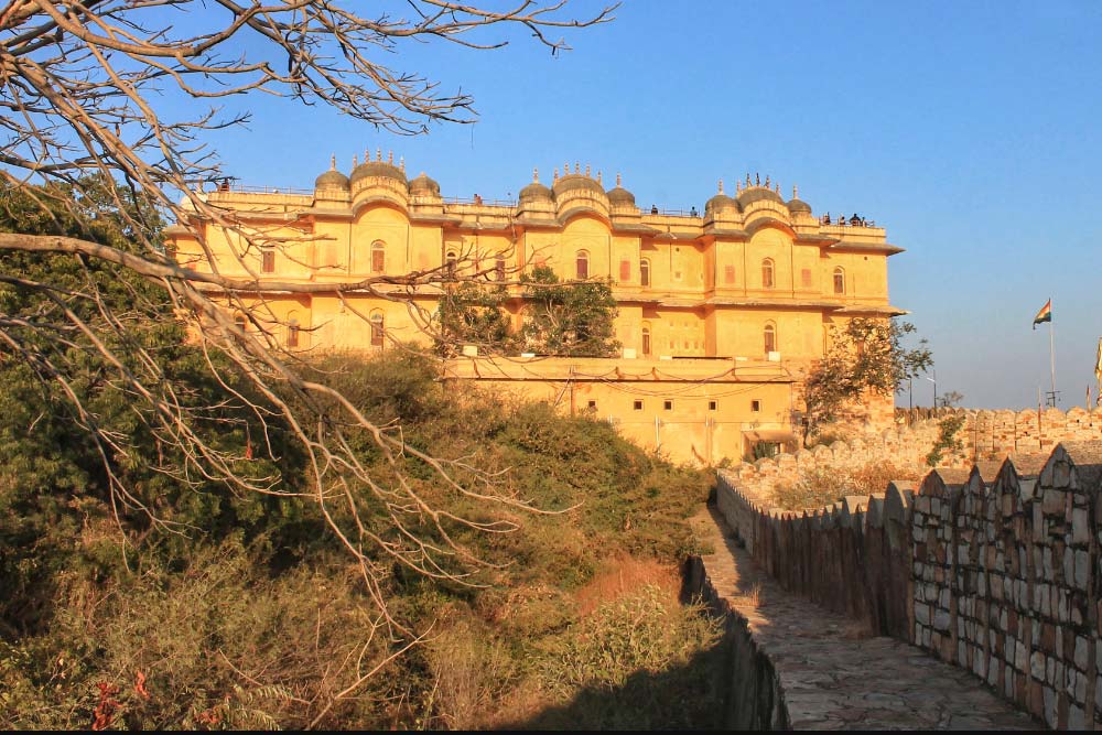 Nahargarh Fort, a stunning fort offering scenic views of Jaipur, known for its historical significance and beauty, part of the forts of Jaipur.