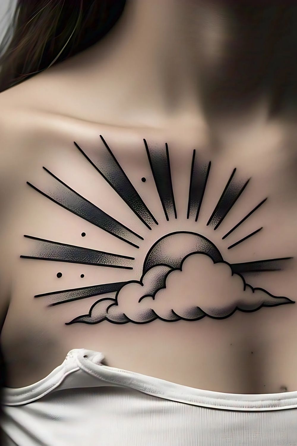 Cloud with Sun Rays Chest