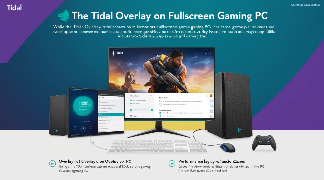 Tidal Overlay on Fullscreen Gaming PC