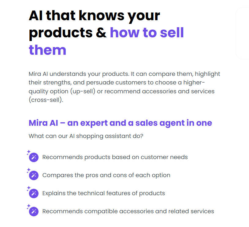 ai in customer service - Mira AI Assistant