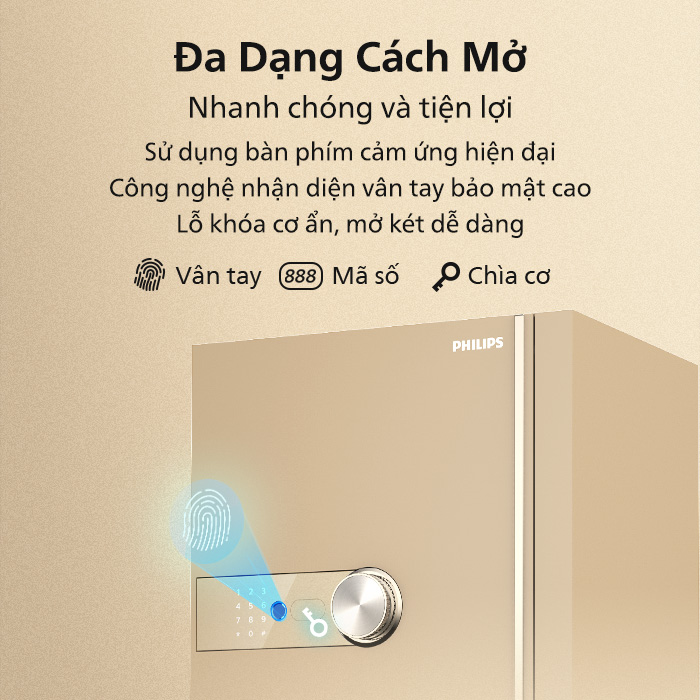 Mở két cùng lúc bằng 3 cách linh hoạt