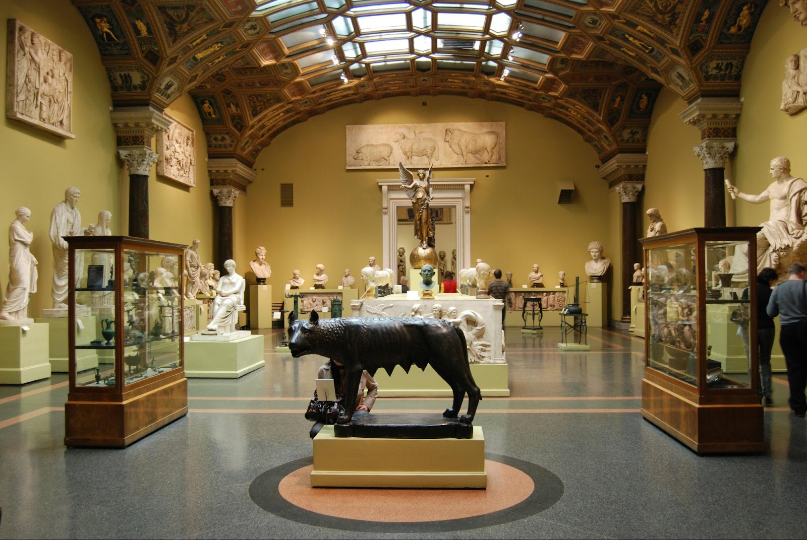 Interior of Heard Museum showcasing Native American exhibits.