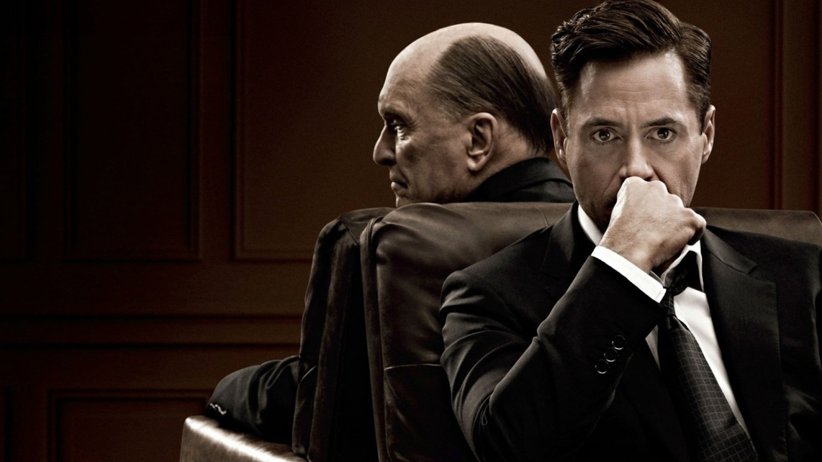 A poster of the judge (2014) featuring Robert Downey Jr and Robert Duvall