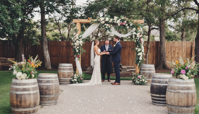 Elegantize Designs: Enhancing Barrel Wedding Decor