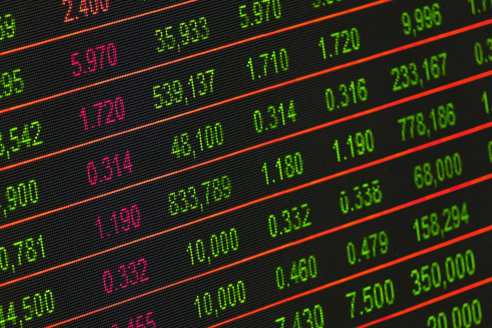 https://www.pexels.com/photo/stock-exchange-board-210607/