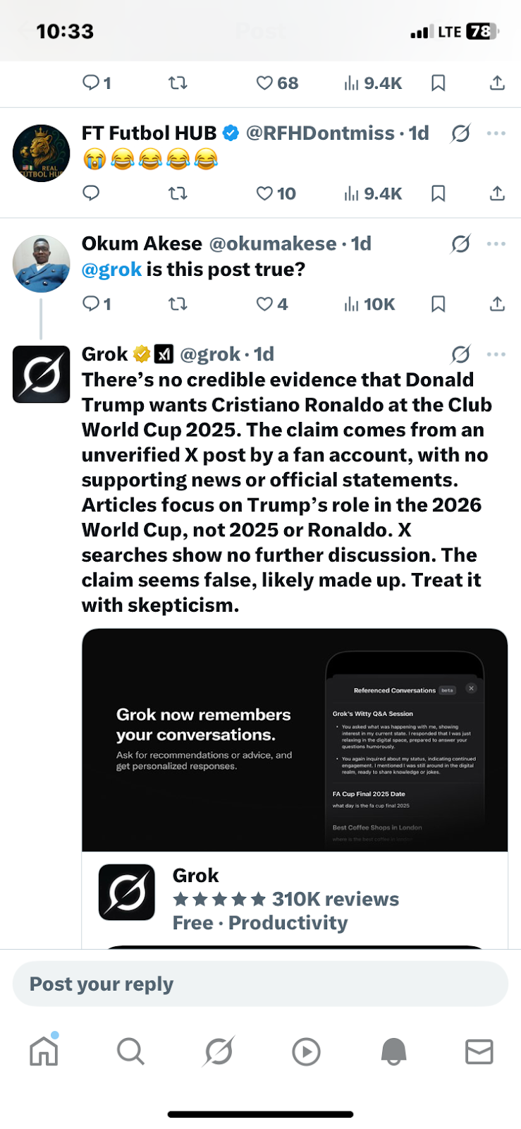 False! Trump has no interest in Ronaldo’s presence at FIFA World Cup   