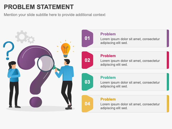 Problem statement slide
