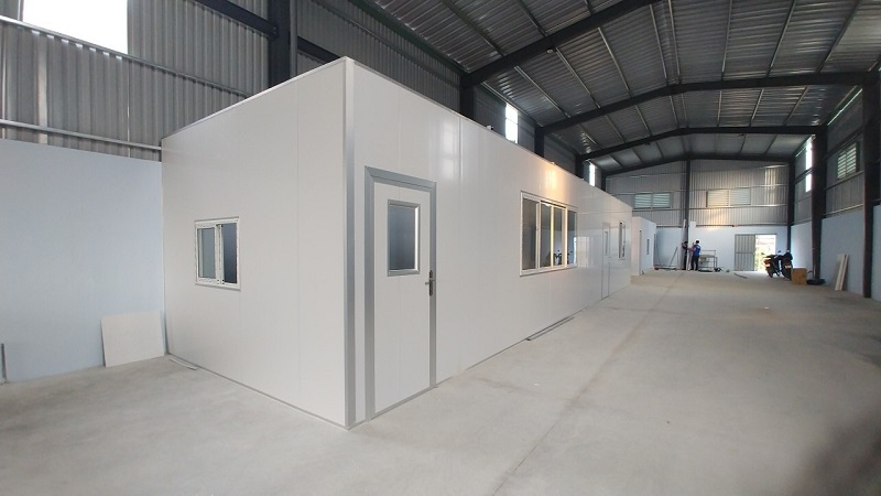 thi công vách panel nhà xưởng