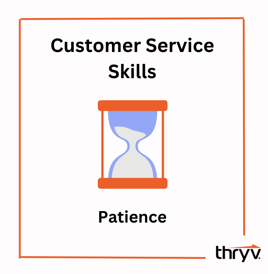 customer service skills - patience