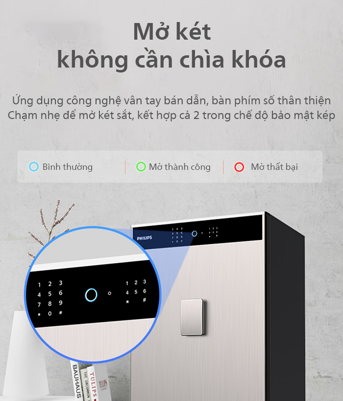 Két sắt Philips SBX701