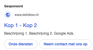 Koppen en beschrijvingen vastzetten in Google Ads: goed idee of niet?