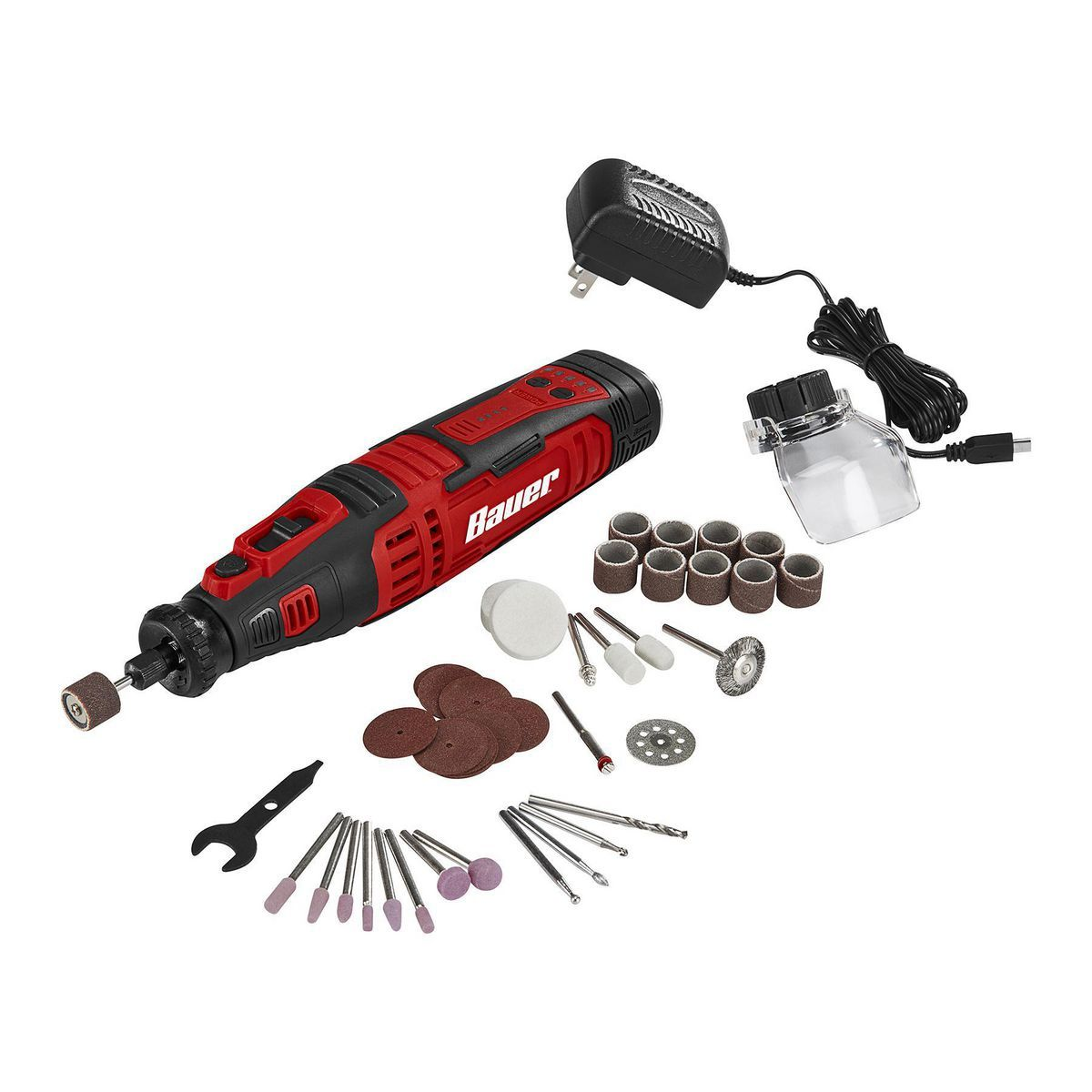 bauer 8v rotary tool kit