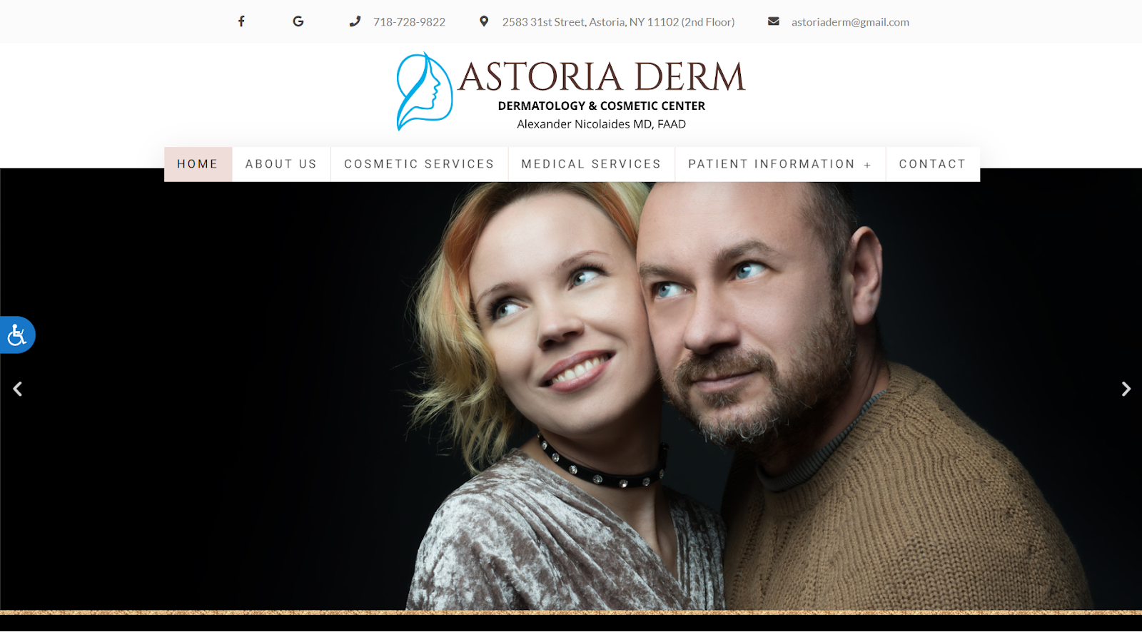 Beautiful Dermatology Website Design