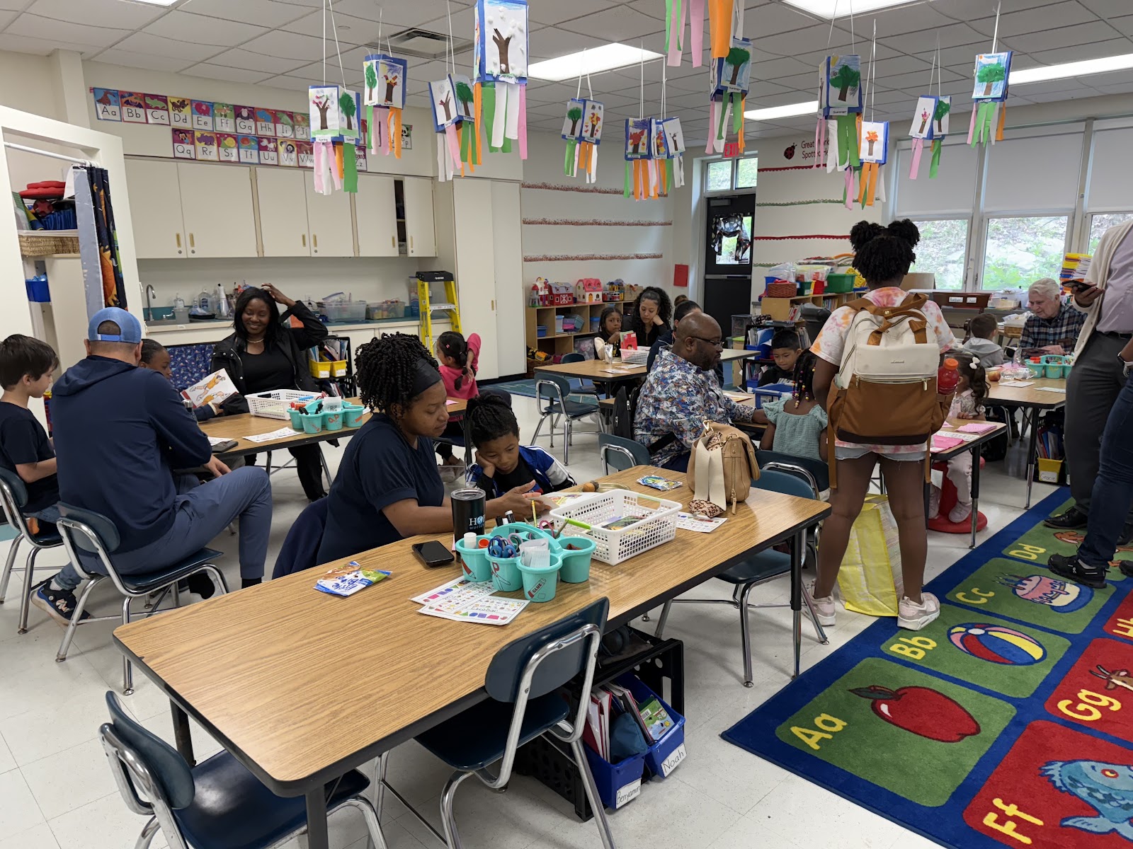 Kindergarten reading celebration at Stark