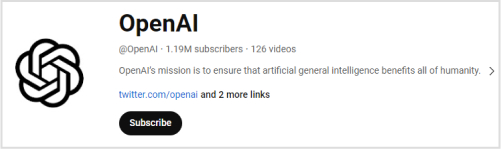 open AI youtube