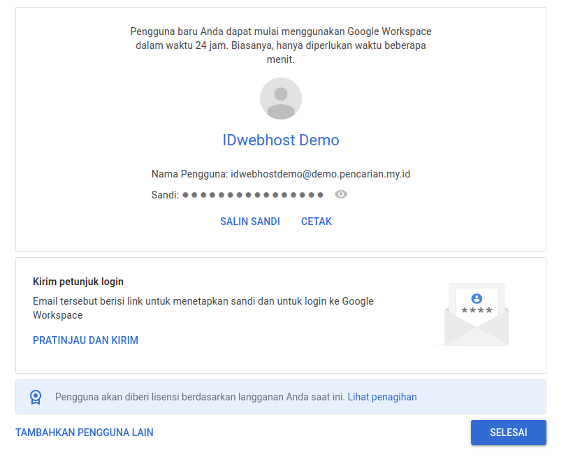 Cara Menambah Akun Email di Google Workspace