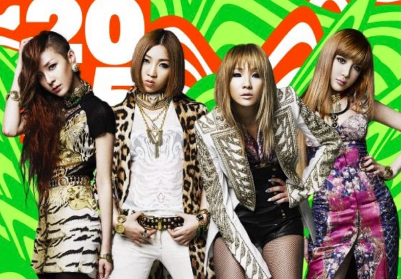 This contains an image of 2NE1 