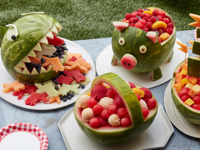 Watermelon food art