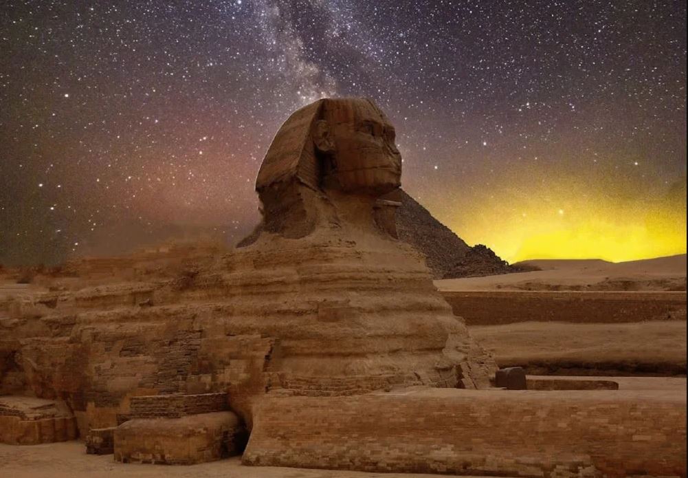 The pyramids of Giza