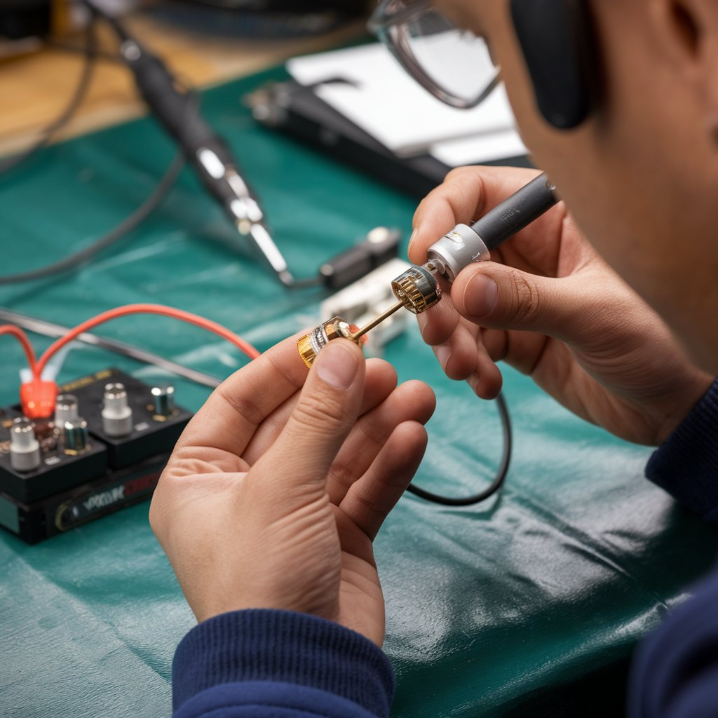 YYAudio RCA connector how to solder
