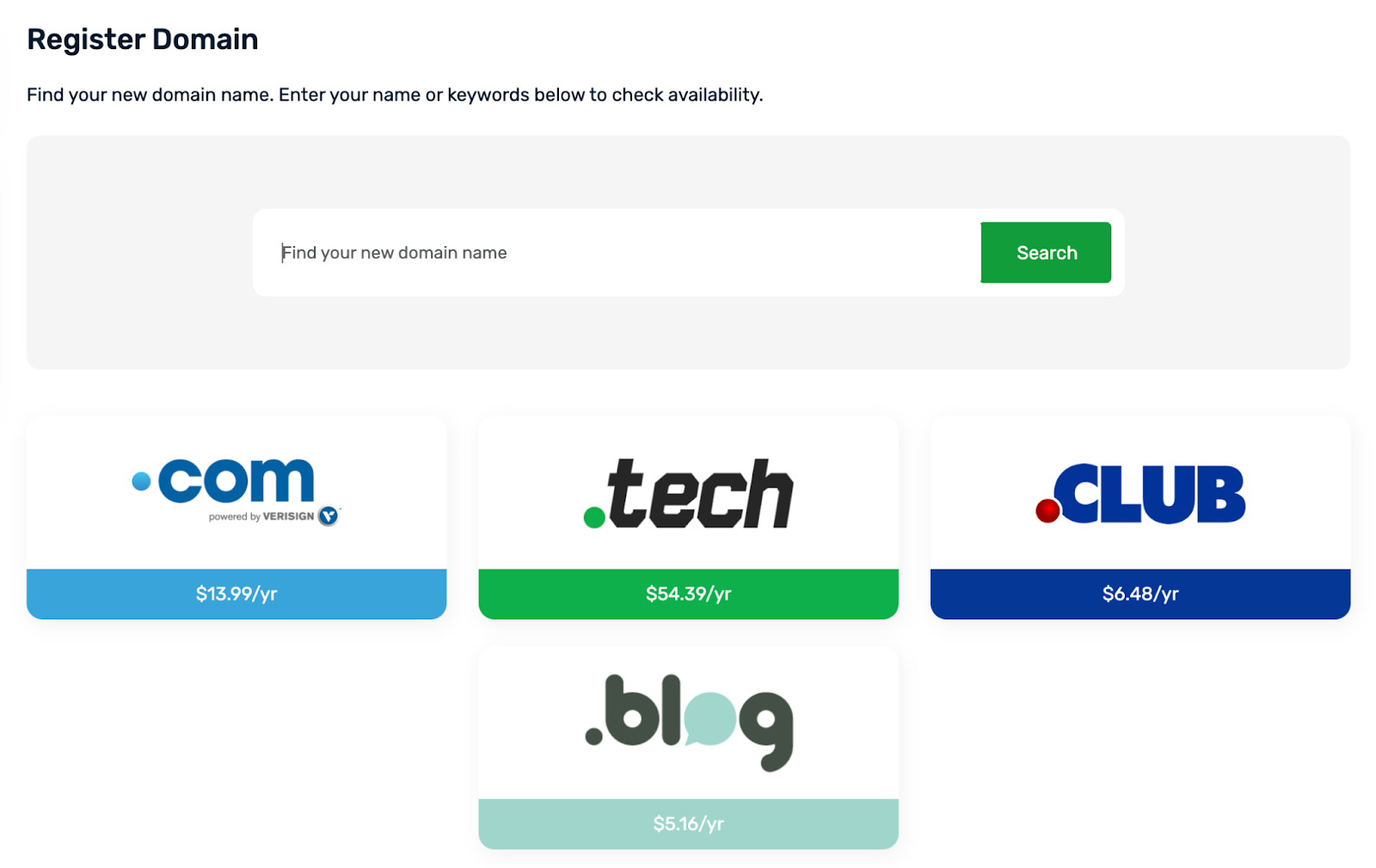 Fidextech domain registration