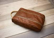 leather golf shoe bag