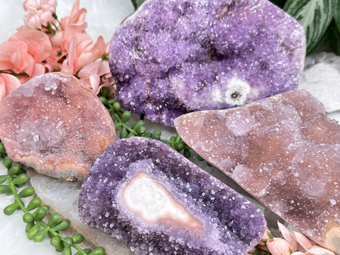 what do purple crystals mean