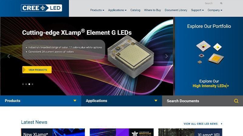 Home Page Cree LED